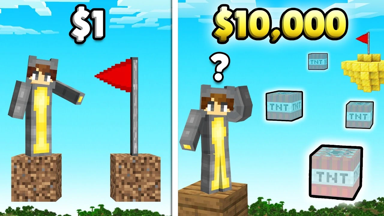 Slogo · $1 vs $10,000 Minecraft Parkour!